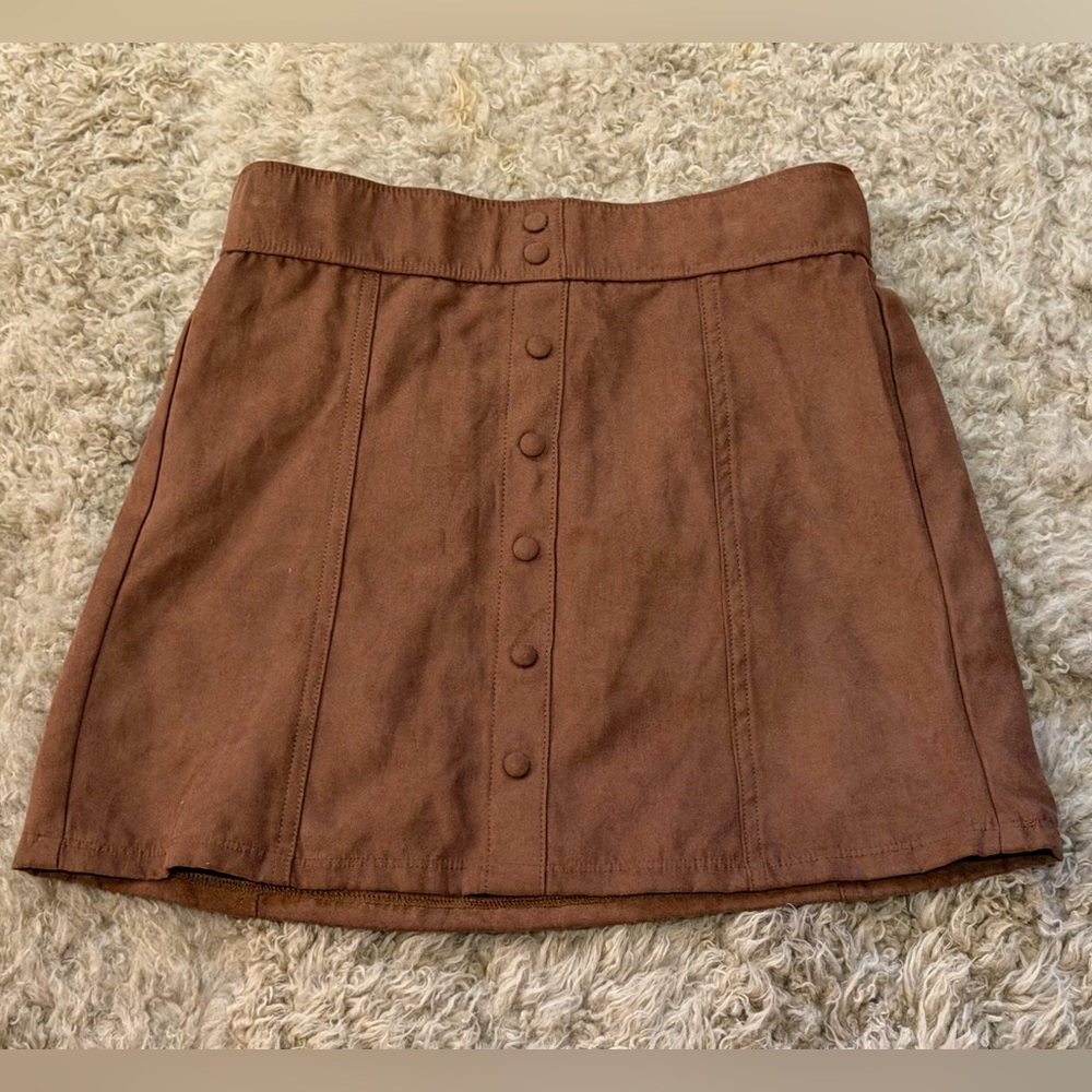 Abercrombie Brown Youth Girls Skirt 9-10